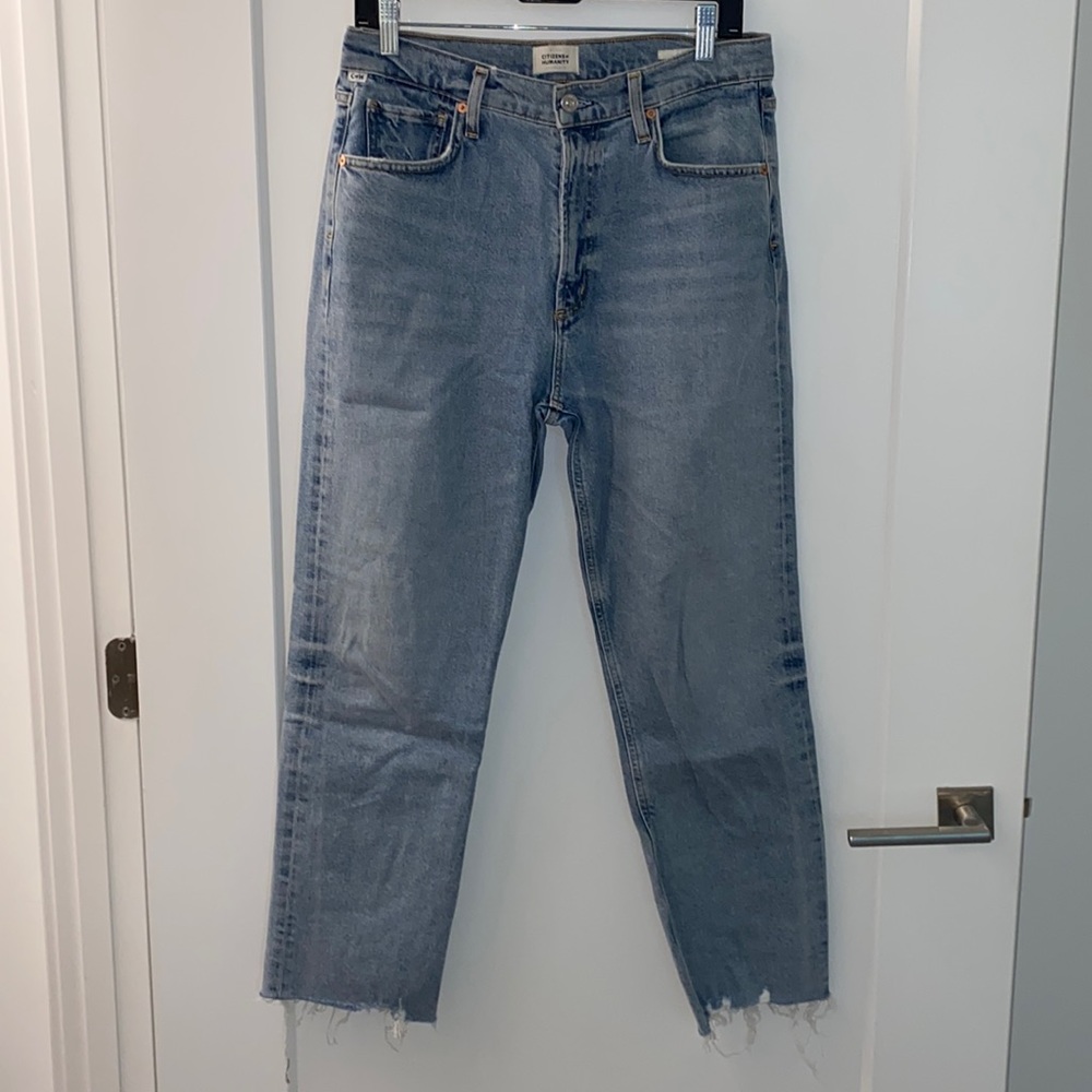 Citizens Of Humanity High Rise Straight Leg Stovepipe Jean